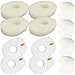YOKYON 8 Packs Foam & Felt Filter Replacement Kit for Shark Rocket Vacuum CS100 HV300 HV300W HV300C HV301C HV301 HV302 HV303 HV305 HV307 HV308 HV310 UV450, Replaces Shark Part # XFFV300