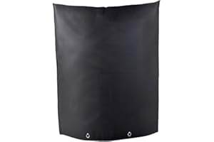 Quoyiyo Outdoor Backflow Preventer Insulation Cover for Winter Pipe Freeze Protection, Winter Water Well Pump & Sprinkler Valve Cover Insulated (16" W x 20" H, Black)