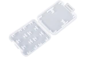 2pcs whole 8hole Waterproof Transparent Protector Holder Micro Box For SD SDHC TF MS Memory Card Storage Case Box Bag Plastic