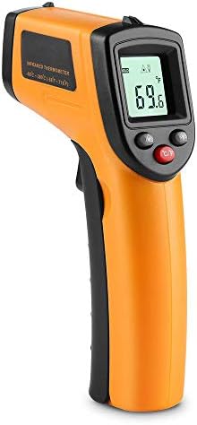 Infrared Thermometer, Non-Contact Digital Laser IR Infrared Thermometer With LCD Display, -50℃-380℃[-58℉-716℉], Temperature Gun With Low Battery Indication [AAA Battery Not Included]