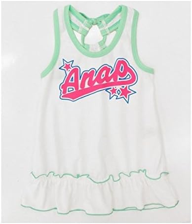 Amazon アナップ Anap チアガール風ロゴワンピース 001ホワイト 100 ガールズ 通販