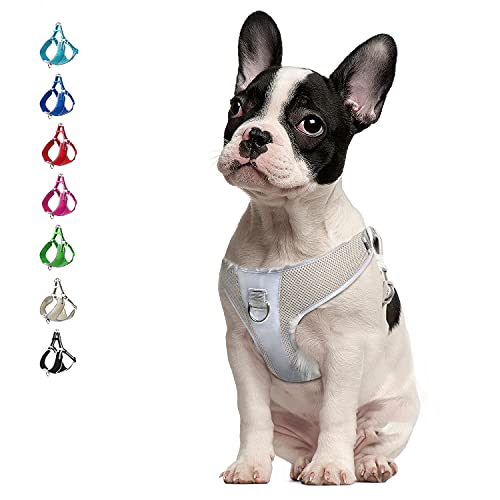 TwoEar No Pull Stepin Dog Harness，Reflective Adjustable Puppy Vest