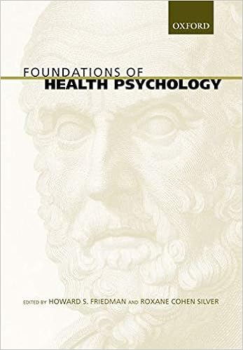 Amazon Com Foundations Of Health Psychology 9780195139594 Friedman Howard S Silver Roxane Cohen Books