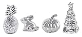 Mariposa Weight Set of 4 Promotion - Pineapple, Bunny, Pumpkin & Christmas Tree