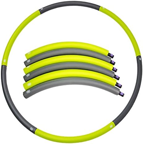 Hula Hoop Detachable 1.5lb (Dia 35.4inches) – 6 Segmented Weighted Hoop – Easy Weight Loss Workout Equipment – Dance &amp; Twist &amp; Stretch &amp; Sweat – Lovin