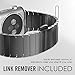 KADES Compatible for Apple Watch Band 42mm 44mm 45mm 49mm, iwatch Metal Link Bracelet Band Compatible for Apple Watch Ultra SE2022 SE Series 8 7 6 5 4 3 2 1 (Black)