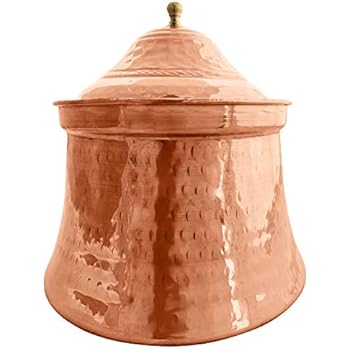 Amazon Com Mandalina Magic Copper Kitchen Canister With Lid