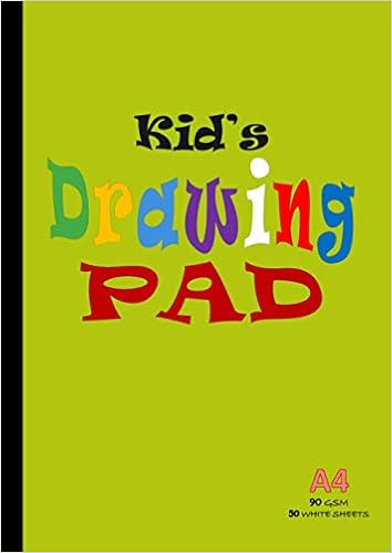 Kid S Drawing Pad Drawing Paper For Children 100 Pages 50 Sheets 90gsm Thick Plain Sketch And Colouring Paper Book 210 X 297mm Green Cover Goodwyns Publishing Amazon Com Books