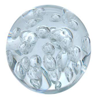 my-gschenk Dream Ball Paperweight Large Clear with Clear Bubbles