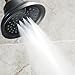 Massage Shower Head With Mist - High Pressure Boosting, Multi-Function, Massaging Rainfall Showerhead For Low Flow Showers & Adjustable Water Saving Nozzle, 2.5 GPM - Oil-Rubbed Bronze