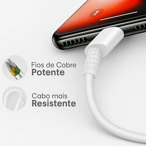 Carregador Turbo 55w USB-C com Cabo Tipo C 1 Metro, Fonte Bivolt 110v/220v, Carregamento Rápido Fast Charge, Compatível com Celular Android, iPhone, Tablet e Notebook