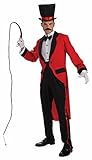 Forum Men's Ringmaster Costume - Choose Size (Medium, red)