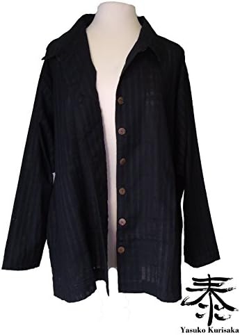 Yasuko Kurisaka, Kay Jacket, Shadow Stripe, Black