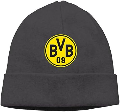Zengtaoqi Borussia Dortmund FC Logo Skull Cap Winter Knit Cap Beanie Cap For Unisex
