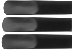KoiLykke 3-Pack Synthetic Saxophone Reeds Alto, Tenor Soprano Sax and Clarinet Strength 1.5/2.0/2.5, Moisture-Resistant, Plas