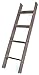 BarnwoodUSA Rustic Farmhouse Blanket Ladder - Our 4 ft Ladder can be Mounted Horizontally or Vertically and is Crafted From 100% Recycled and Reclaimed Wood | No Assembly Required | Brown