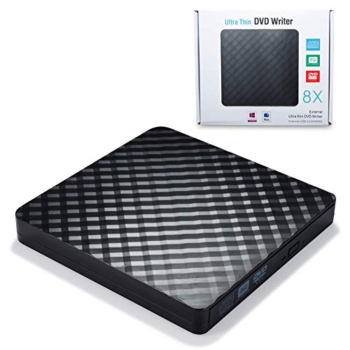 BAUBEY External DVD Drive,USB 3.0 Slim Portable High Speed Data Transfer Writer Recorder CD DVD +/-RW Drive Burner for Windows 10/8/7 Laptop Computer Mac MacBook Pro Air iMac HP Dell Asus Acer Lenovo - Thumbnail 7