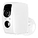 Lynx Solar Weatherproof Outdoor WiFi Security Camera | Surveillance Cam with Solar Panel, Facial Recognition, & Night Vision - White
