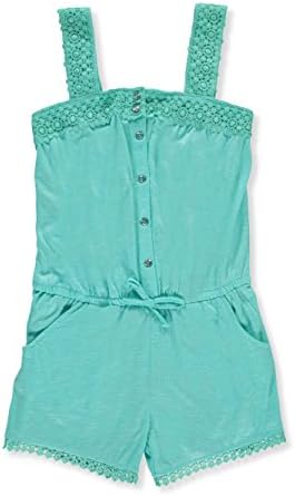 Star Ride Big Girls' Romper - Mint, 10-12