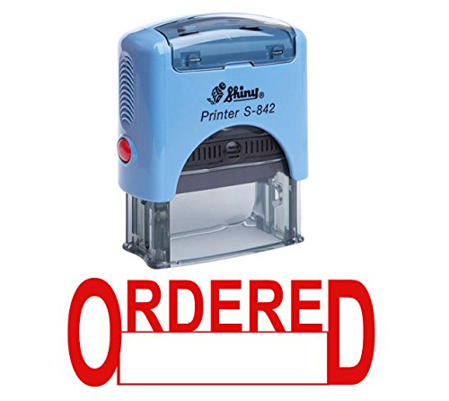 Ordered Self Inking Rubber Stamp Custom Shiny Office Stationary Stamp