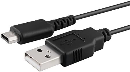 HAWORTHS USB Charging Black Cable Compatible With Nintendo DS Lite
