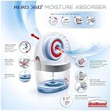 Unibond AERO 360° Moisture Absorber 450g Refillable Dehumidifier view 10