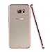AMUOC Galaxy S7 Edge Case,Premium Bumper TPU / PC Scratch Resistant Cases rose gold