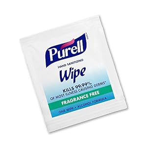 Purell Hand Sanitizing Wipes, Alcohol Formula, Fragrance Free, 300 Count Individually Wrapped Hand Wipes – 9020-06-EC, 1…