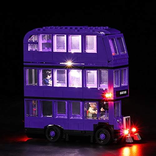 RAVPump Light Set for Harry Potter Knight Bus Model - LED Light Kit Lighting Set Compatible with Lego 75957( Lego Set not Included )
