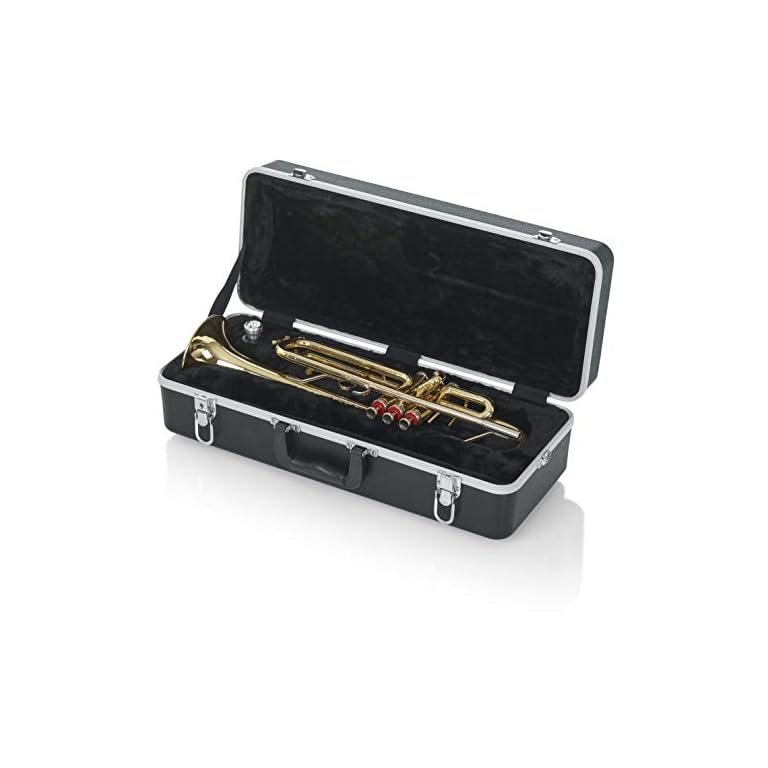 Gator Cases Lightweight Molded Trumpet Case with Locking Latch and