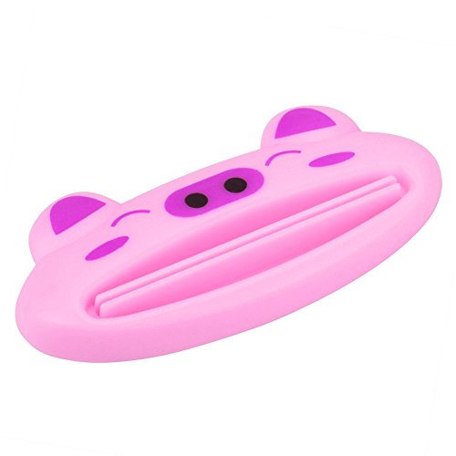 Cute Cartoon Animal Plastic Toothpaste Cream Squeezers, Toothpaste Tube Squeezer Dispenser Tool (A)