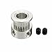 Wangdd22 2pcs GT2 Pulley 20 Teeth Bore 5mm + 5m GT2 Timing Pulley Belt + 2pcs Idler +4pcs Belt Locking Spring for 3D printer RepRap