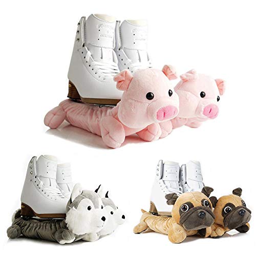 Leiyini Figure Skating Soaker Blade Blankies Child Adult Ice Hockey Figure Skates Boot Blade Covers Guards Skating Accessories Equipment Cartoon Animal Protective Blade Cover - Thumbnail 2