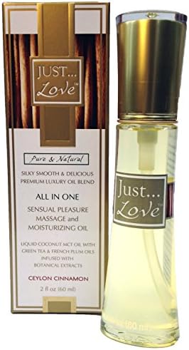 Just LoveAll in One Sensual Pleasure, Massage & Moisturizing Oil- Ceylon Cinnamon