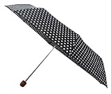 Compact Folding Polka Dot Umbrella