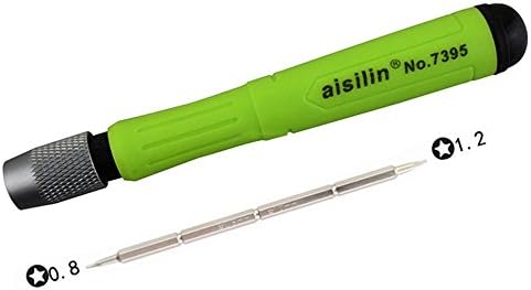 5 Star 0.8MM 1.2MM Pentalobe, P2 P5, TS1 TS4, Dual Use Precision Magnetic Screw Driver for Repair Apple iPhone MacBook Air Pro Smart Phone PC