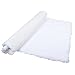 LOCHAS Luxury Soft Bathroom Rug Non-Skid Rubber Back Water Absorbable Bath Mat Decorative, 2.6 x 3.9ft /80 x 120cm, White