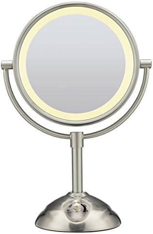 Conair Lighted Satin Nickel Double Sided Mirror Amazon Ca Beauty