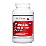 Dr. Sinatra's Broad Spectrum Magnesium Supplement for Healthy Blood Pressure, Strong Bones, and Increased Energy, 120 capsules (30-day supply)