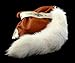 Hallowen Decorations Cosplay Real Fluffy White Fox Fur Tail Key Chain Bag Charm Accessories 17