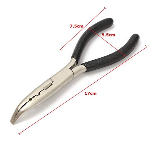17cm Stainless Steel Fishing Pliers Scissor Hook Removal Tool Line Cutter Tackle - Thumbnail 6