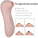Clitoral Nipple Sucking Vibrator, Xocity, Oral Sex Vibrator with 10 Sucktion Vibration Modes, Clit Nipple Simulator Adults Sex Toy for Women Female Couples, Light Pink