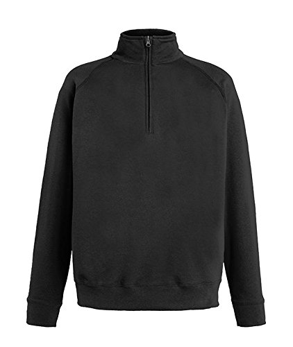 felpa mezza zip fruit of the loom