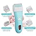 IWEEL Baby Hair Clippers, Electric Hair Clippers for Kids Ceramic Hair Trimmer for Infants & Toddler Ultra Quiet IPX7 Waterproof Rechargeable Cordless Haircut Kit Set for Child Fine Hair
