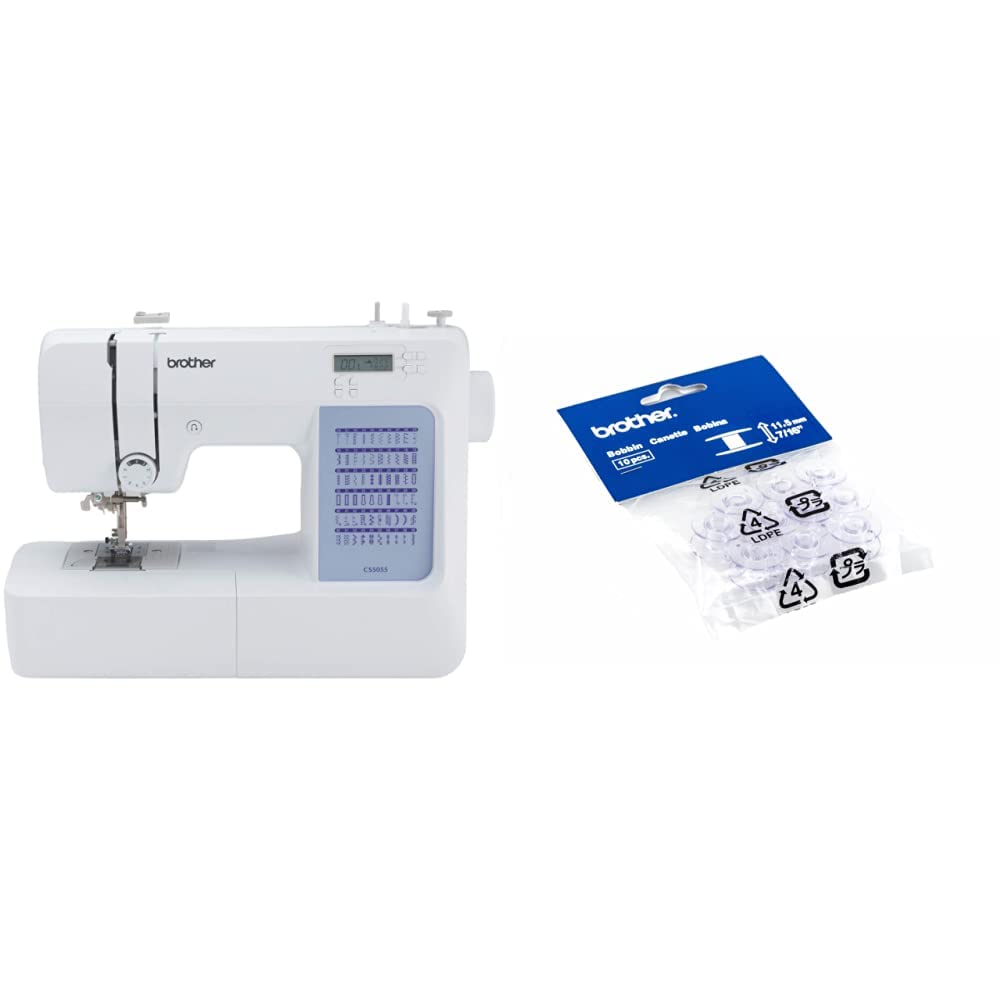 Brother CS5055 Computerized Sewing Machine with 60 Built-in Stitches and Bobbins