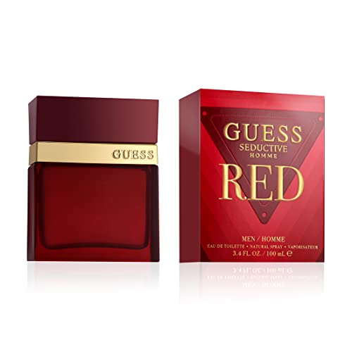 Seductive Red, Eau de Toilette, Perfume Hombre, Oriental Vainilla, Perfume Elegante de Larga Duración, 100 ml