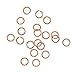 Beadaholique 14K Rose Gold Filled 4mm Open Jump Rings 22 Gauge Thick (20 Pieces)