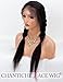 Chantiche Silky Straight 360 Lace Frontal Wig Pre Plucked-180% Density 360 Human Hair Wigs with Baby Hair Brazilian Remy Virgin Human Lace Wig for Black Women 12inches Natural Color