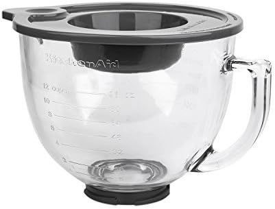 Kitchen 4.8 L Glass Bowl with Handle,Graduated line and Lid,Whirlpool (hyaline)