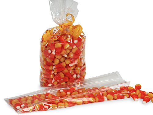 Pack Of 100, Solid Cello Bags 3 X 1.75 X 8.25